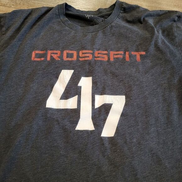 Forged Crossfit 47 American Flag Graphic Short Sleeved Tee Shirt Mens Size XL - Picture 2 of 8